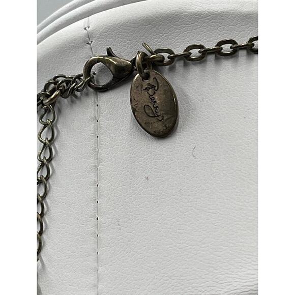 Vintage Berry Signed Brass Gold Copper Coin Disc Bib Necklace - Picture 9 of 10